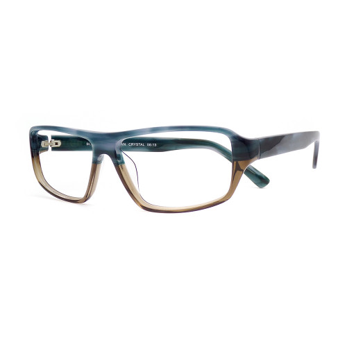 po37 - Blue Horn Brown Crystal